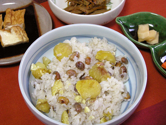 青大豆の奈良茶飯