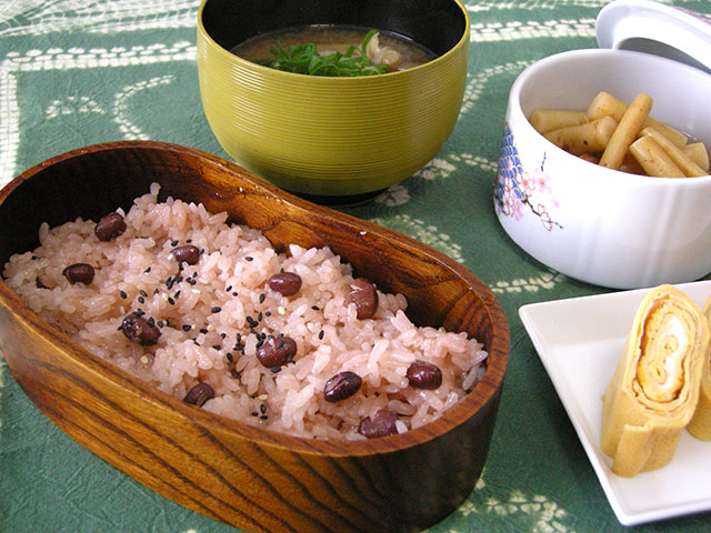 炊飯器で作るお赤飯