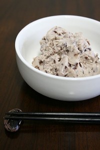 小豆のアイスクリーム