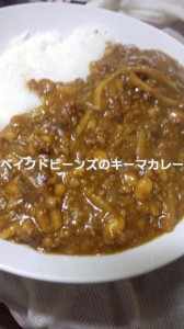 ベイクドビーンズのキーマカレー