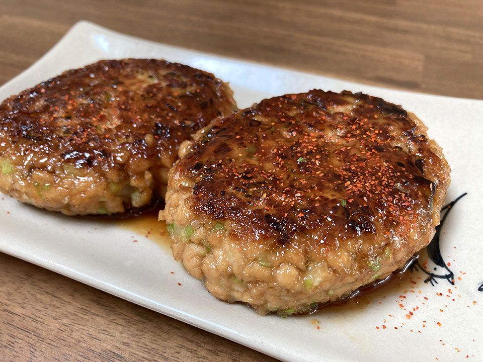 大豆ミートの照り焼きつくね